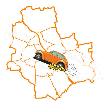 Mapa Warszawaauto